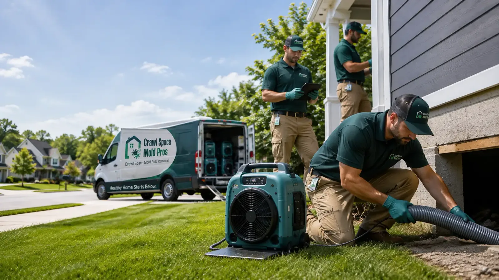 Crawl Space Mold Removal in Edson, KS